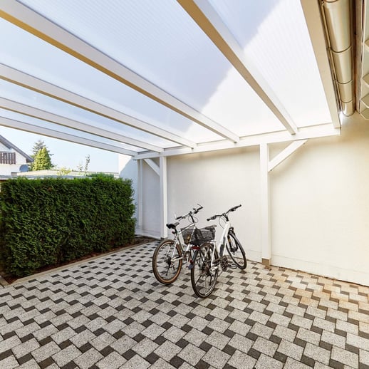 Acrylglas Stegdoppelplatte | 16 mm | Profil A4 | Sparpaket | Plattenbreite 98 cm | Opal | Breite 3,09 m | Länge 2,00 m #15