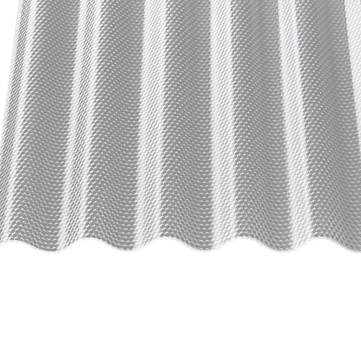 Acrylglas Wellplatte | 76/18 | Sparpaket | 3,00 mm | Klar | Wabenstruktur | Breite 3,00 m | Länge 2,00 m #5