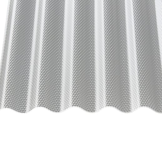 Acrylglas Wellplatte | 76/18 | Sparpaket | 3,00 mm | Klar | Wabenstruktur | Breite 6,92 m | Länge 5,00 m #4