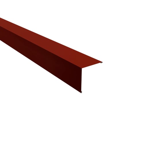 Außenecke | 11,5 x 11,5 cm | Stahl 0,50 mm | 35 µm Mattpolyester | 29 - Rot #1