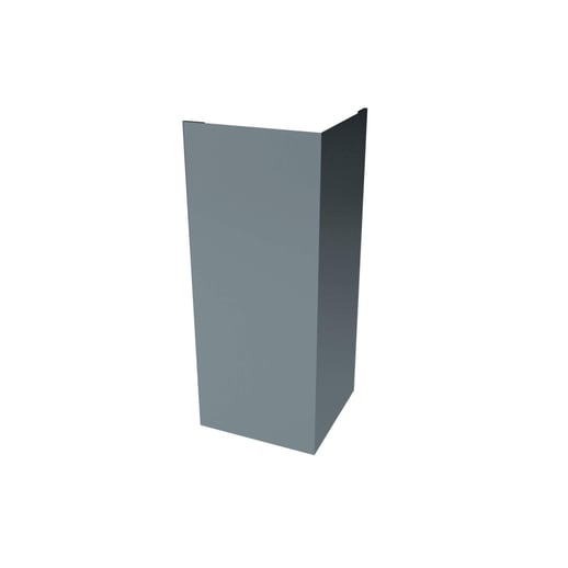 Außenecke | 15 cm x 15 cm x 2,00 m | Stahl 0,50 mm | 25 µm Polyester | 7000 - Fehgrau #1