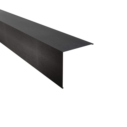 Außenecke | 19,5 x 19,5 cm | Stahl 0,50 mm | 35 µm Mattpolyester | 23 - Dunkelgrau #1