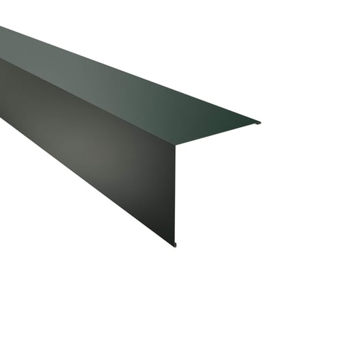 Außenecke | 19,5 x 19,5 cm | Stahl 0,50 mm | 60 µm Puramid | 6005 - Moosgrün #1