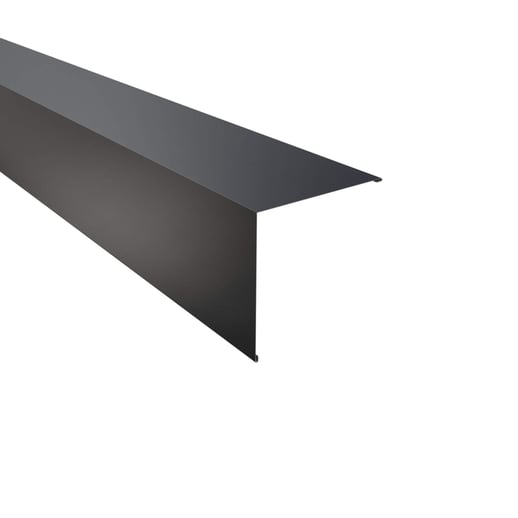 Außenecke | 19,5 x 19,5 cm | Stahl 0,50 mm | 60 µm Puramid | 7016 - Anthrazitgrau #1