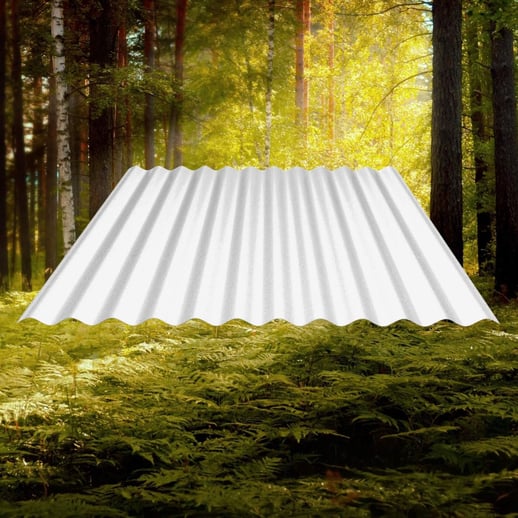 BIO LINE Wellplatte | 76/18 | Sparpaket | 1,90 mm | Klar | Frost-Struktur | Breite 3,41 m | Länge 3,00 m #5