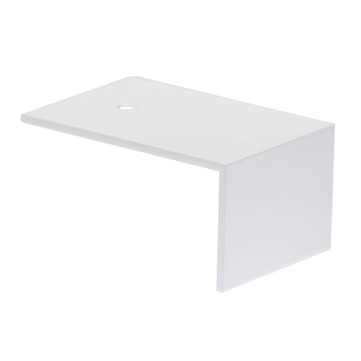 Bremswinkel | Für 10 & 16 mm Platten in A2 Profil | Aluminium | 1 Stück | Weiß #1