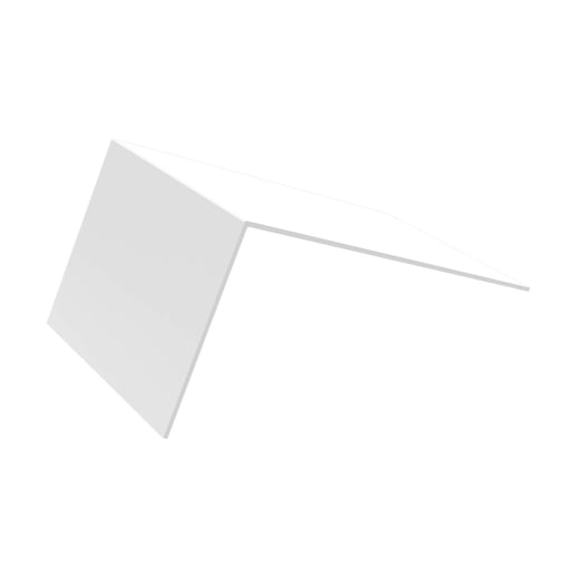 Bremswinkel | Für 16 mm Platten in Mendiger Profil | Aluminium | Breite 6 cm | Weiß #1