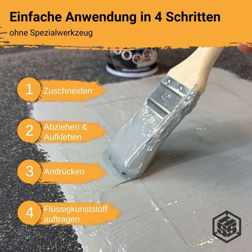 Dach Reparaturband mit MicroSealant® PLUS | Breite 10 cm | Länge 5,00 m | Schwarz #3