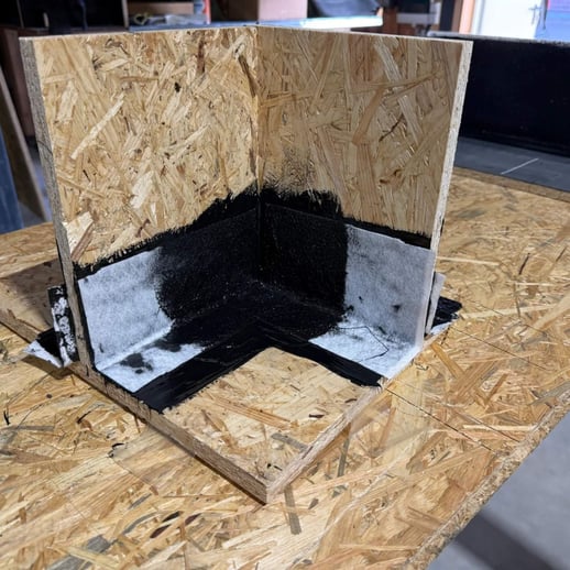 Vlies Innenecke für Flüssigkunststoff | Abmessung 10 x 10 x 6 cm #8