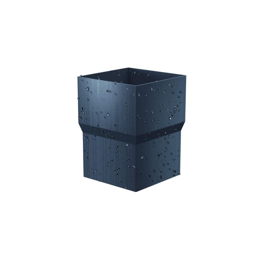 Stahl Kastenrinnen Sparpaket 3,00 m | Ø 125/80 mm | 7016 - Anthrazitgrau #9