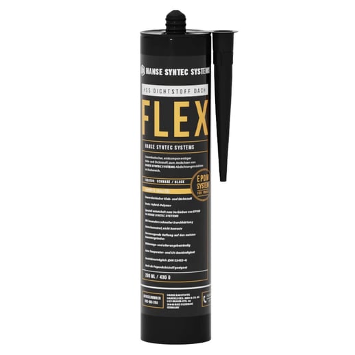 Dichtstoff Dach FLEX | Dachabdichtungs-Dichtstoff | Schwarz | Inhalt 290 ml #1