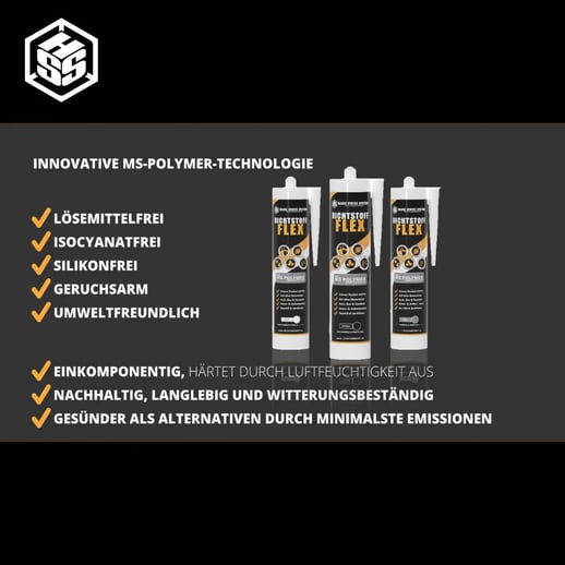 Dichtstoff EXTRA | Kleb- und Dichtstoff | Weiß | Inhalt 290 ml #2