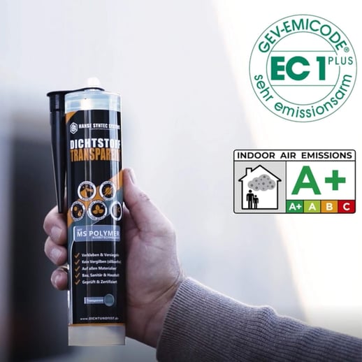 Dichtstoff TRANSPARENT | Kleb- und Dichtstoff | Transparent | Inhalt 290 ml #7