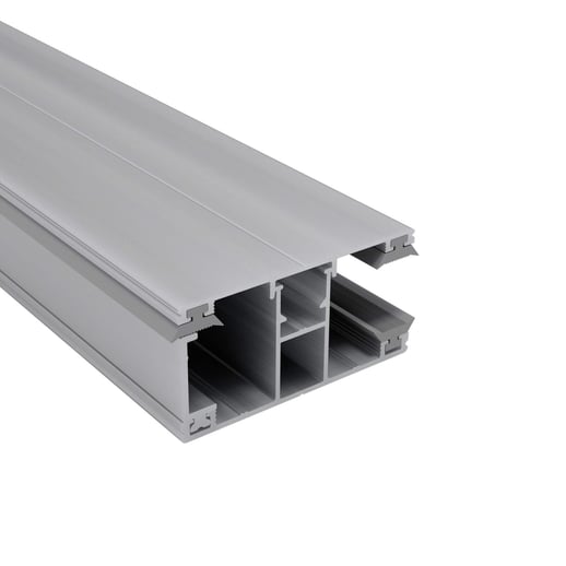 DUO | Randprofil | 16 mm | Komplett | Aluminium | Blank | 6,00 m #1