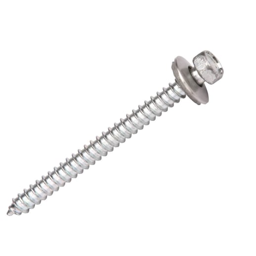 Edelstahlschrauben | Für Montage Hochsicke auf Holzkonstruktion | 6,5 x 75 mm E16 | Blank #1