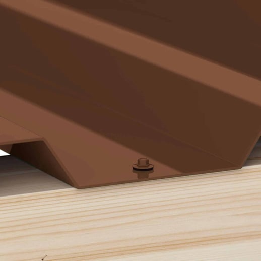 Edelstahlschrauben | Für Montage Tiefsicke auf Holzkonstruktion | 6,0 x 40 mm E19 | Nussbraun #2