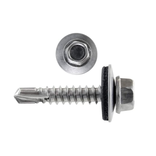 Edelstahlschrauben | Für Montage Tiefsicke auf Holzkonstruktion | 4,8 x 35 mm D14 | Blank #1