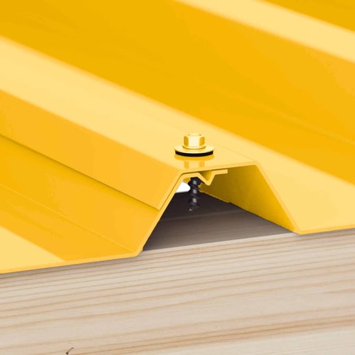 Edelstahlschrauben | Für Überlappungen und Kantteile | 4,8 x 20 mm D14 | Rapsgelb #2