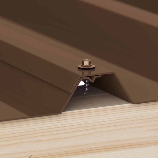 Edelstahlschrauben | Für Überlappungen und Kantteile | 4,8 x 20 mm D14 | Kupferbraun #2