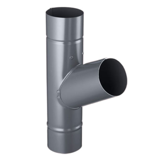 Fallrohrabzweig 60° | Stahl | Ø 120 mm | 7024 - Graphitgrau #1