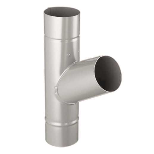 Fallrohrabzweig 60° | Stahl | Ø 120 mm | 9007 - Graualuminium #1