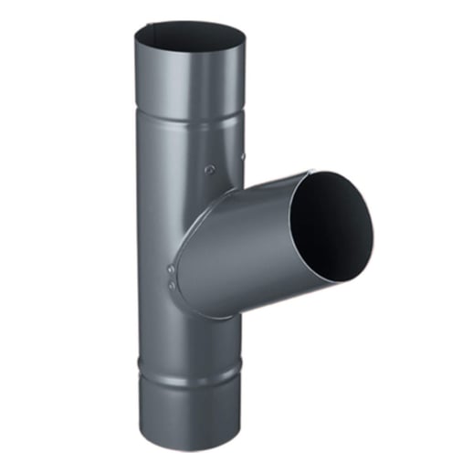 Fallrohrabzweig 60° | Stahl | Ø 150 mm | 7016 - Anthrazitgrau #1