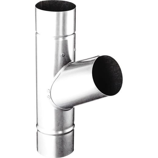 Fallrohrabzweig 60° | Stahl | Ø 120 mm | Verzinkt #1