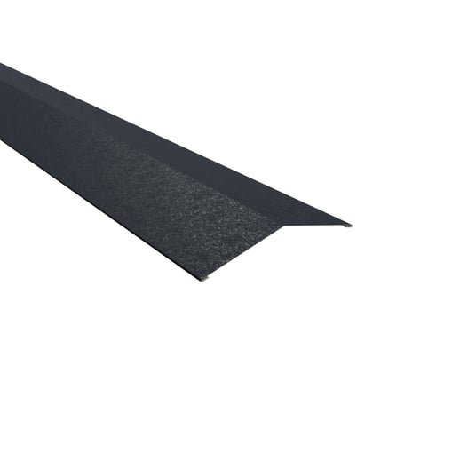 Firstblech flach | 14,5 x 14,5 cm | 150° | Stahl 0,50 mm | 80 µm Shimoco | 7016 - Anthrazitgrau #1