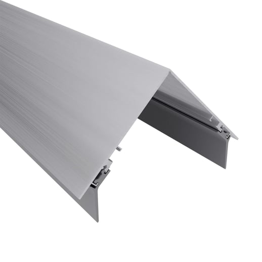 Firstprofil | Aluminium | Mit Dichtungen | Blank | Länge 7,10 m #1