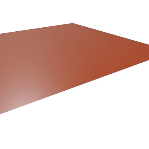 Flachblech | Stahl 0,63 mm | 25 µm Polyester | 8004 - Kupferbraun #1