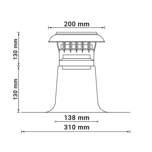 Flachdachentlüfter | DN 90-100 #7