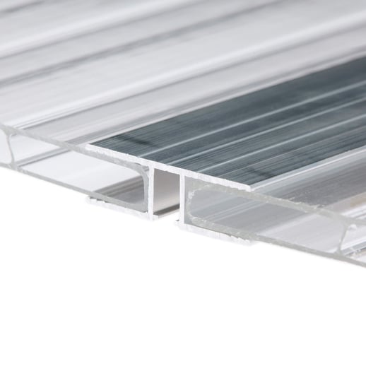 H-Profil | 10 mm | Aluminium | Blank | Länge 4,00 m #2