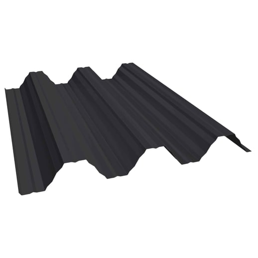 Hochprofil T92P | Dach | Stahl 0,50 mm | 25 µm Polyester | 9005 - Tiefschwarz #1