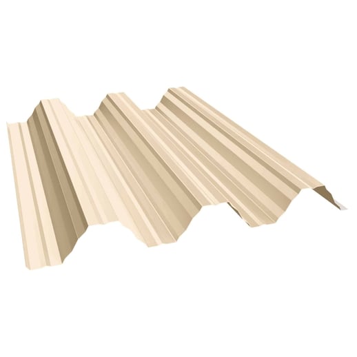 Hochprofil T92P | Dach | Stahl 0,75 mm | 25 µm Polyester | 1015 - Hellelfenbein #1