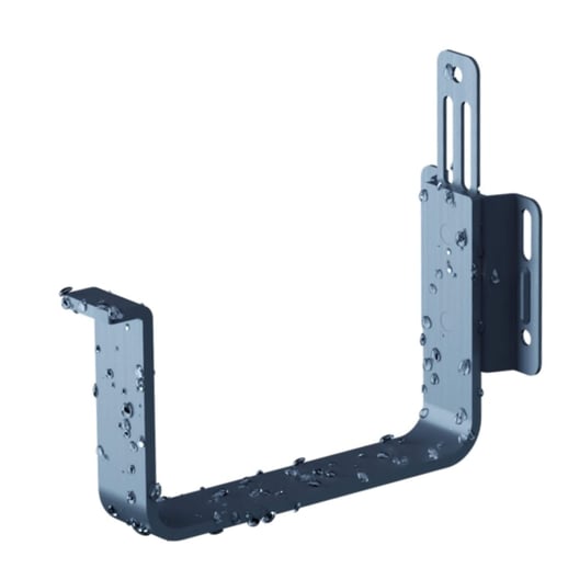 Konsolrinnenhalter | Stahl | Ø 125 mm | 7016 - Anthrazitgrau #1