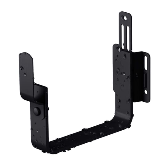 Konsolrinnenhalter | Stahl | Ø 125 mm | 9005 - Tiefschwarz #1