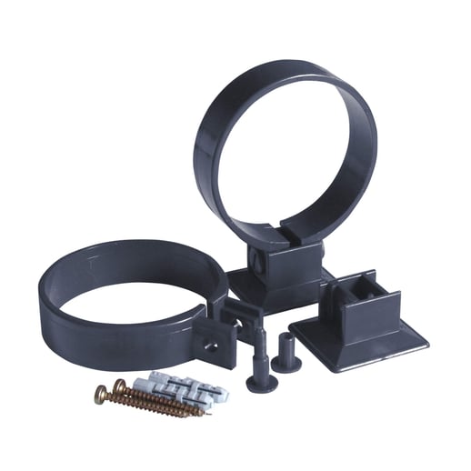 Kunststoff Dachrinnen Sparpaket 6,00 m | Ø 100/75 mm | Farbe Graphit #10