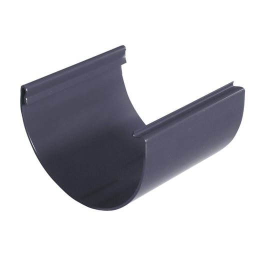 Kunststoff Dachrinnen Sparpaket 8,00 m | Ø 125/90 mm | Farbe Graphit #4