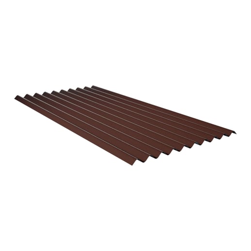 Kunststoff Profilplatte ReWell | 94/34 | 2,20 mm | Braun | 2,00 m #3