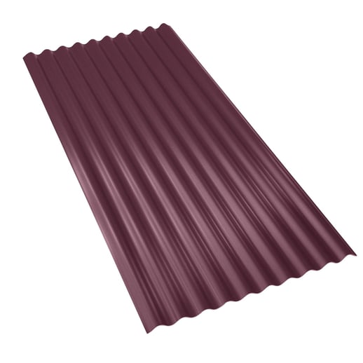 Kunststoff Profilplatte Scobanit EVO | 95/34 | 3,00 mm | Rotbraun | 2,00 m #3