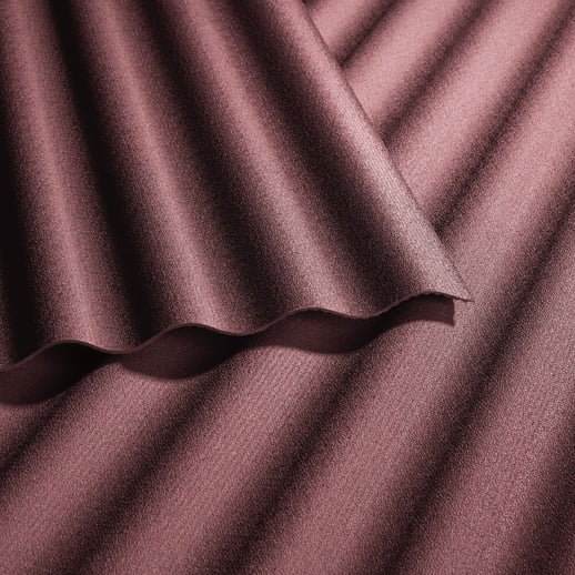 Kunststoff Profilplatte Scobanit light | 76/18 | 3,00 mm | Rotbraun | 2,00 m #6