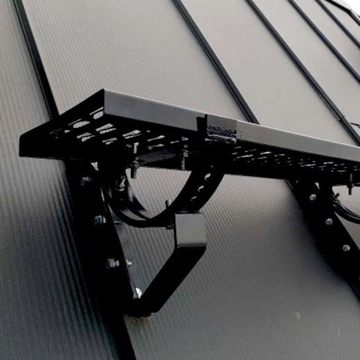 Laufrost | Set | Für Stehfalzblech PD-510-S | Breite 40 cm | 7016 - Anthrazitgrau #1