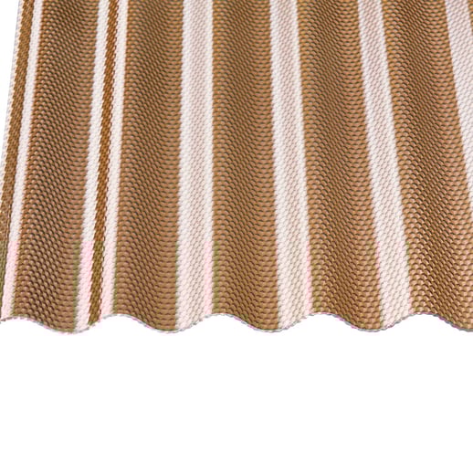 Acrylglas Wellplatte | 76/18 | 3,00 mm | Bronze | Wabenstruktur | 2,00 m #4