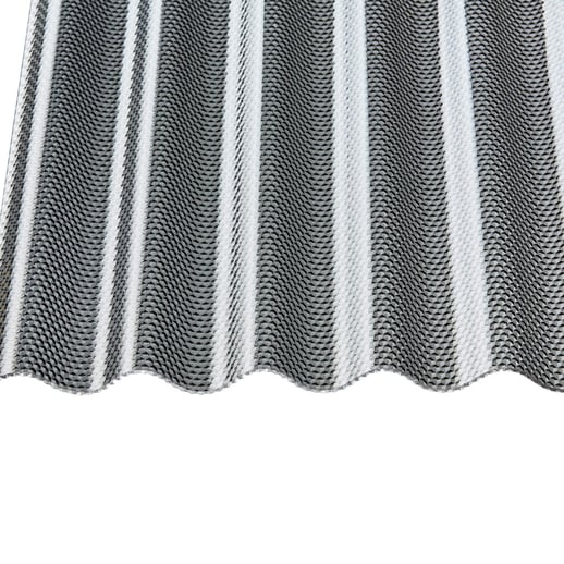 Acrylglas Wellplatte | 76/18 | 3,00 mm | Graphit | Wabenstruktur | 2,00 m #4