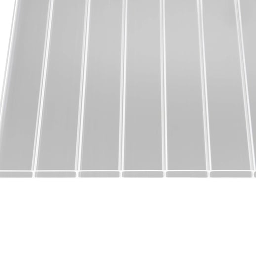 Acrylglas Stegdoppelplatte | 16 mm | Breite 98 cm | Klar | Breitkammer | 2,00 m #4