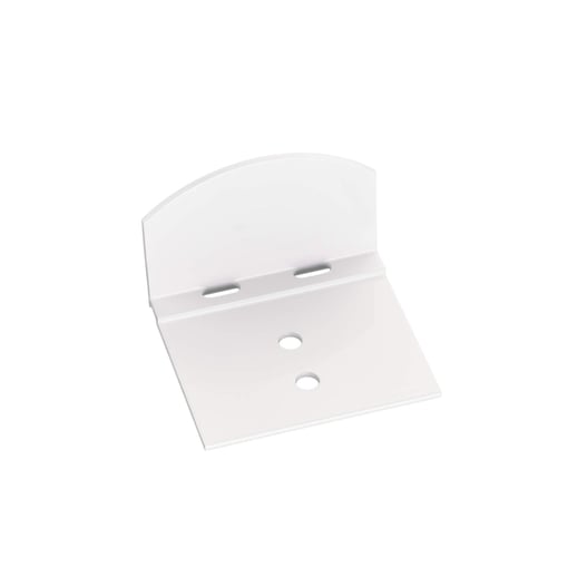 Bremswinkel | Für 16 mm Platten in A4 Profil | Aluminium | 2 Stück | Weiß #1