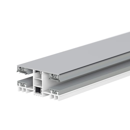 Mendiger | Mittelprofil | 10 mm | Thermo/Thermo | Aluminium | Blank | 4,00 m #1