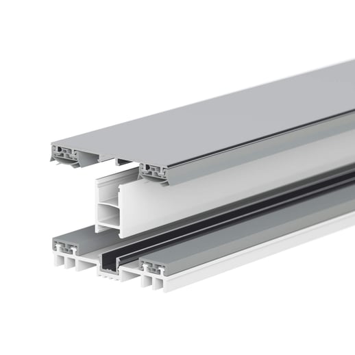 Mendiger | Mittelprofil | 10 mm | Thermo/Thermo | Aluminium | Blank | 4,00 m #2