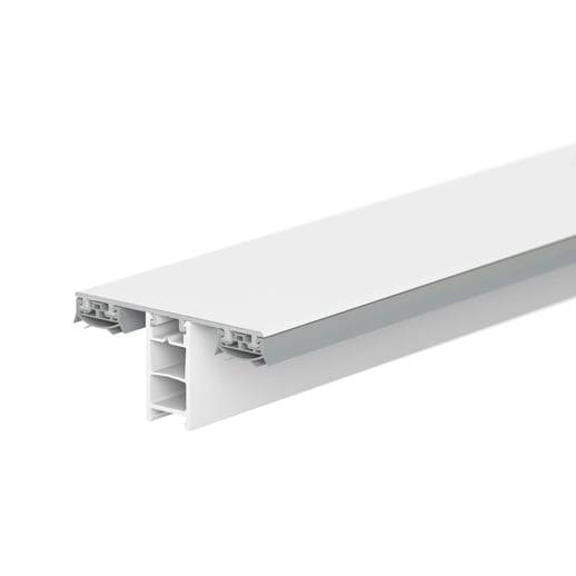 Mendiger | Mittelprofil | 12 - 15 mm | Aluminium | Weiß | 2,00 m #1