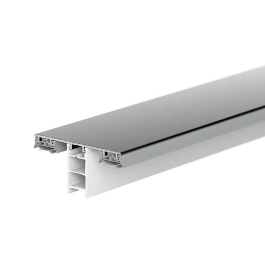 Mendiger | Mittelprofil | 12 - 15 mm | Aluminium | Dunkelgrau | 2,00 m #1